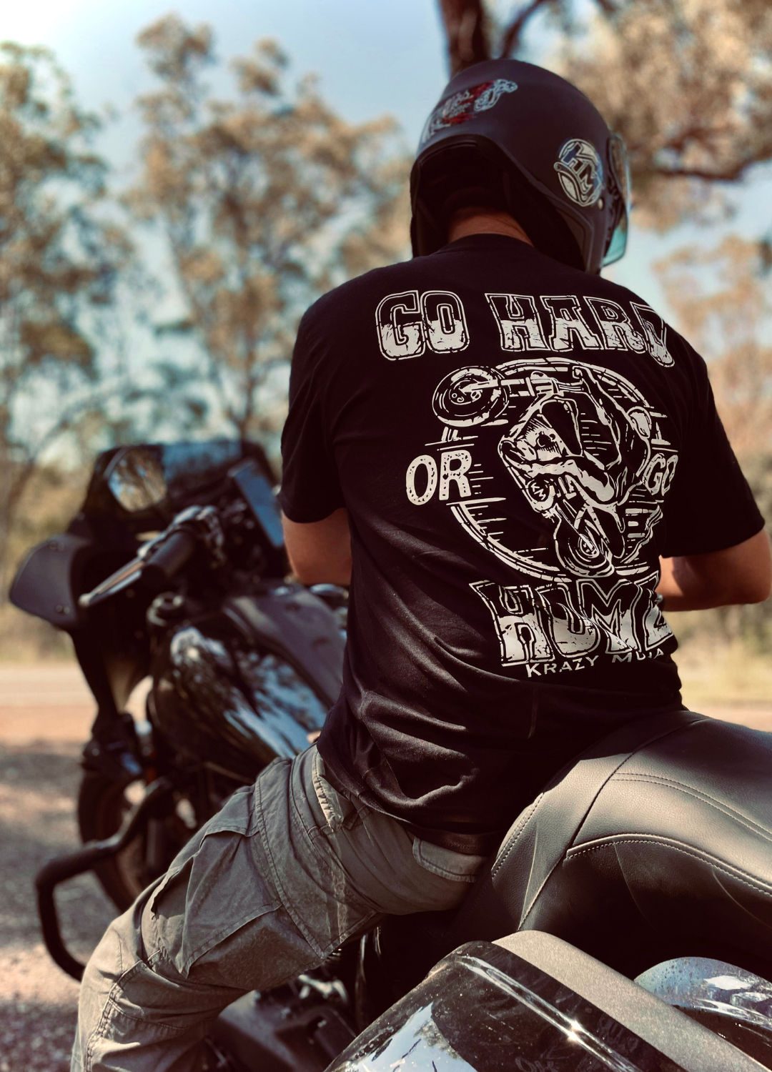 Go Hard Wheelstand t-shirt