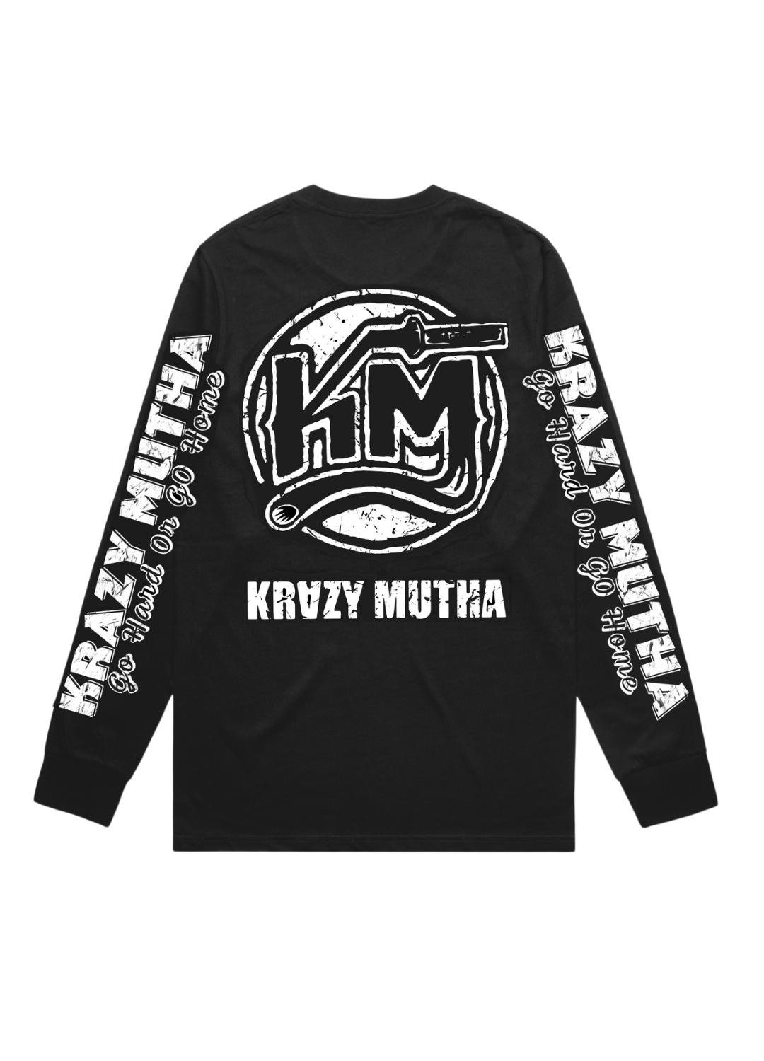 Krazy Mutha logo long sleeve t-shirt