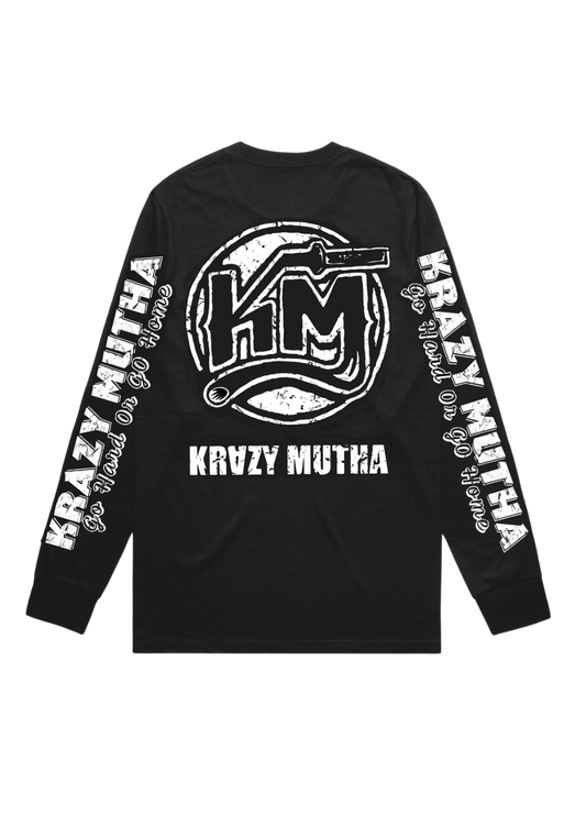 Krazy Mutha logo long sleeve t-shirt